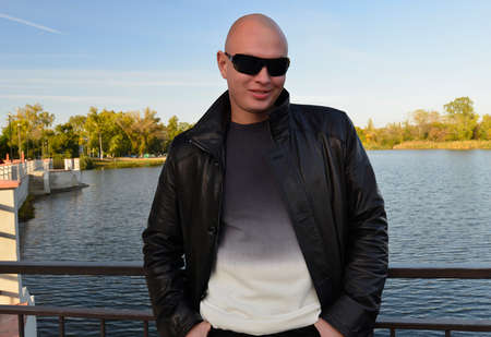 A young man.の写真素材