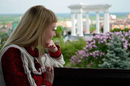 Beautiful young womanの写真素材