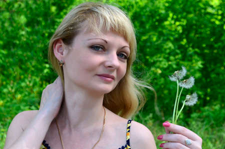 Beautiful young womanの写真素材