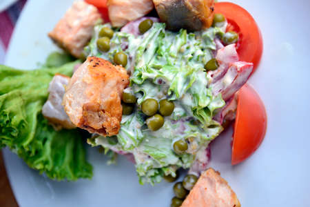 Restaurant foodの写真素材