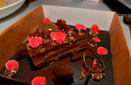 Tasty, healthy food. Beautiful restaurant serving different dishes.
