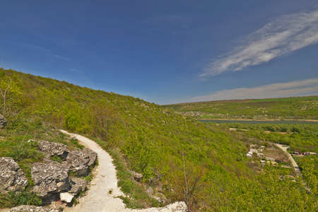 The Saharna monastery complex includes: a rock monastery, ancient stone churches, outbuildings and...