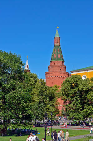 Moscow, Russia 06.17.2012. Red Square is the main square of Moscow, located between the Moscow Kremlin and Kitay-Gorod. It comes out to the bank of the Moskva River through the gentle Vasilievsky descのeditorial素材