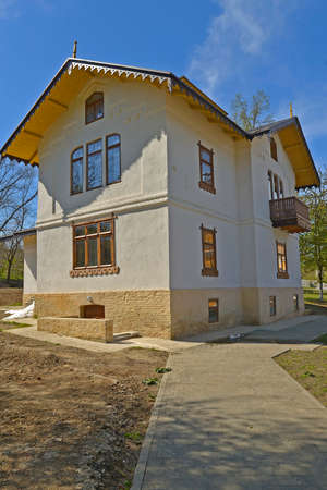 Moldova, Hincesti 05.05.2017 year. Manuk Bey Palace is a building constructed in 1817 by the architect Bernardazzi on the order of Manuk Bey Mirzoyan.のeditorial素材