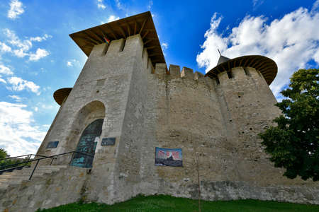 Moldova, the city of Soroca 05/02/2018 year. Soroka fortress is perfectly preserved, has a rounded shape. Four round towers and a fifth entrance are square.のeditorial素材