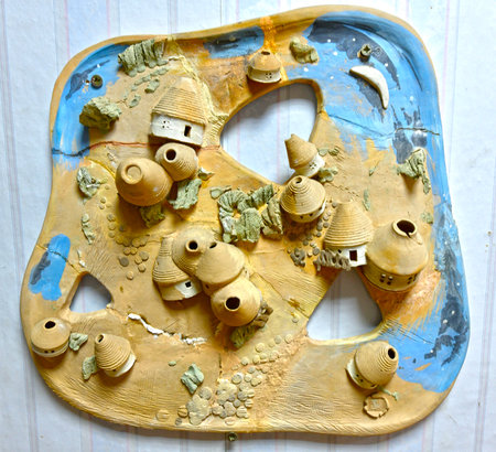 Ukraine, Poltava 06/07/2020. National Museum-Reserve of Ukrainian Ceramics in Opishnya. This ancient village has long been known as the largest center of ceramic craftsmen, the pottery capital of Ukraのeditorial素材