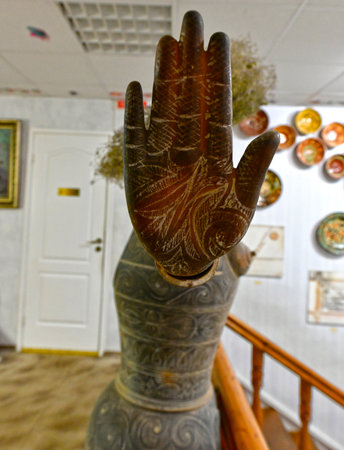 Ukraine, Poltava 06/07/2020. National Museum-Reserve of Ukrainian Ceramics in Opishnya. This ancient village has long been known as the largest center of ceramic craftsmen, the pottery capital of Ukraのeditorial素材