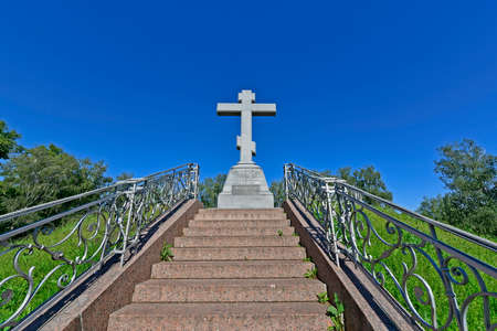 The Temple of Sampson the Stranger was founded in 1852 in honor of the victory of the Russian army over the Swedes in 1709.のeditorial素材