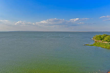 Ukraine, Odessa 07/28/2020. Otrada is a popular beach in Odessa. The entrance to the beach is completely free. The beach is clean and well-groomed, moderately crowded, and within walking distance therのeditorial素材