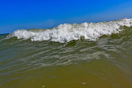 Coast and beaches of Odessa, the Black Sea.