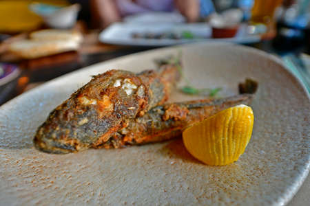 Fried gobies in Odessa style. Fried gobies are incredibly delicious hot. Disappear like seeds....