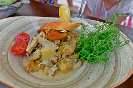 Oven baked vegetables always work out well. You can serve baked vegetables as a main course or as a side dish for meat or fish.の写真素材