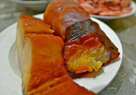 Delicious smoked fish of the Black Sea, bought in Odessa.