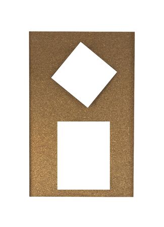  Sticky Notes On Cork Background Boardの写真素材