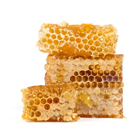 Honeycomb isolated on a white background