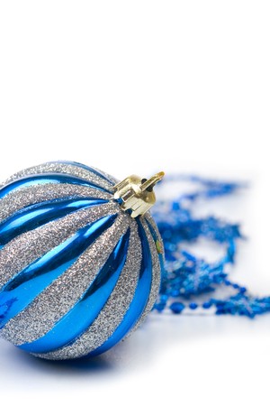 Christmas ball isolated on a white background の写真素材