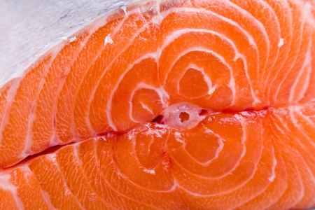 Raw salmon 