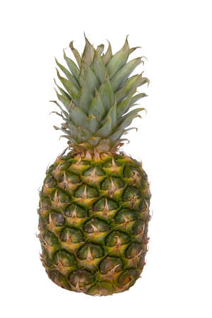 Pineapple isolated on white backgroundの写真素材