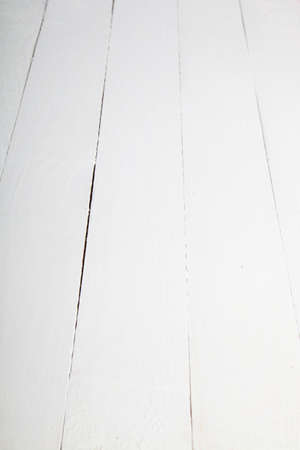 White wooden background. White boards.の写真素材