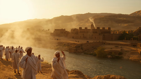 Pilgrims from all over the world gathered to perform Umrah pilgrimageの写真素材