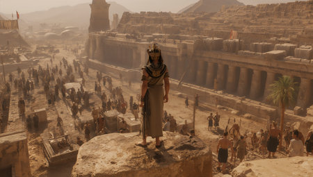 The ruins of the temple complex of Hatshepsut in Luxor, Egypt