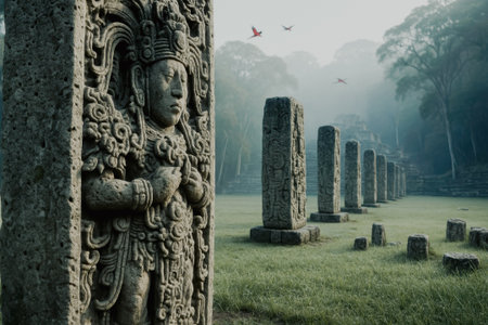 Ancient stone carving in the ancient city of Polonnaruwa, Sri Lankaの写真素材