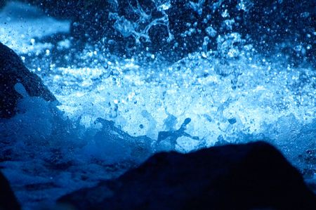 fresh water backgroundの写真素材