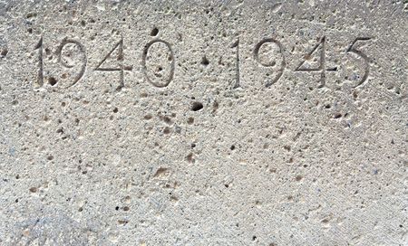 2nd world war stoneの写真素材