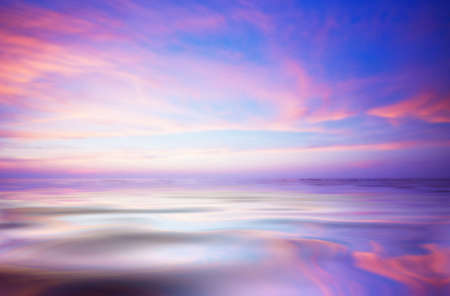 abstract ocean and sunset background