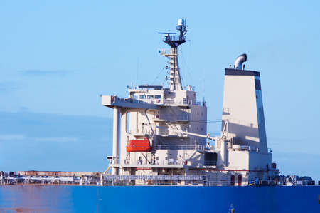 close-up of a big ship