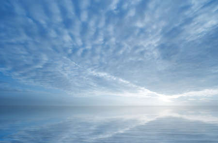 abstract ocean and sunset backgroundの写真素材