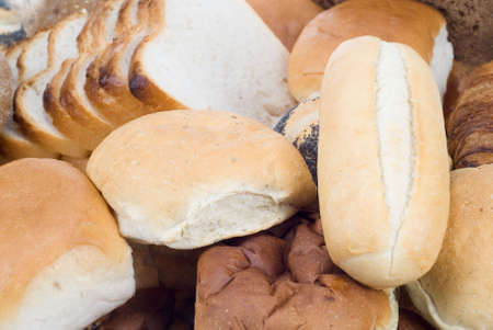 assortment of fresh baked bread