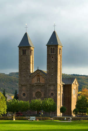 church of the village "ernst" in germanyの写真素材