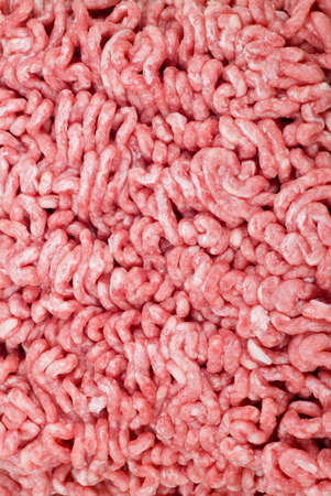 raw minced meat isolated on a white backgroundの写真素材
