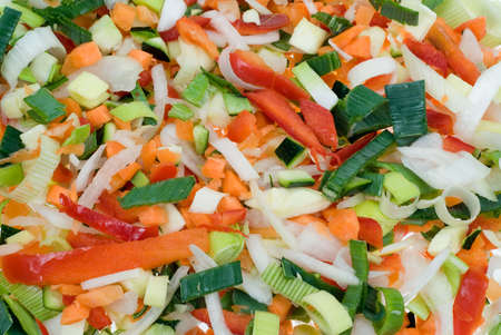 freshly cut vegetables for backgroundsの写真素材