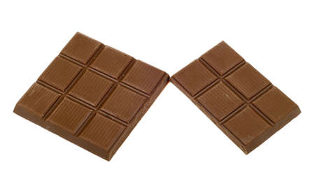 delicious chocolate isolated on a white background