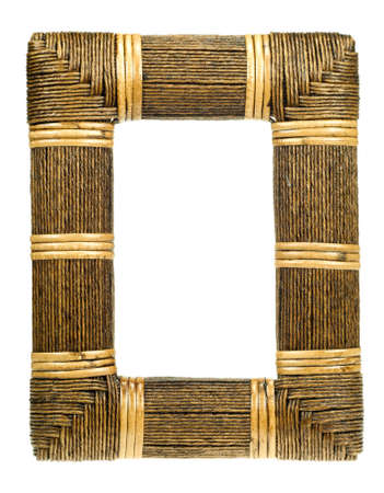 picture frame isolated on a white backgroundの写真素材