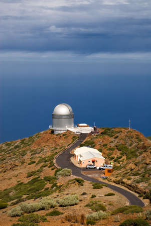 Roque de los Muchachos Observatory in La Palma (Canary ilands spain)の写真素材