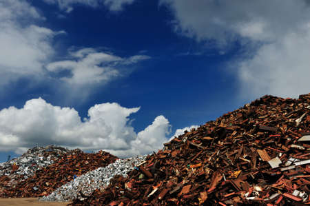 Scrap yard in Amsterdam The Netherlandsの写真素材