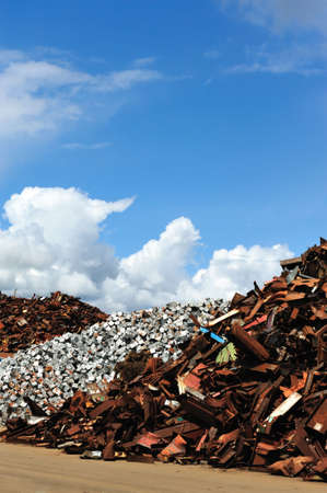 Scrap yard in Amsterdam The Netherlandsの写真素材