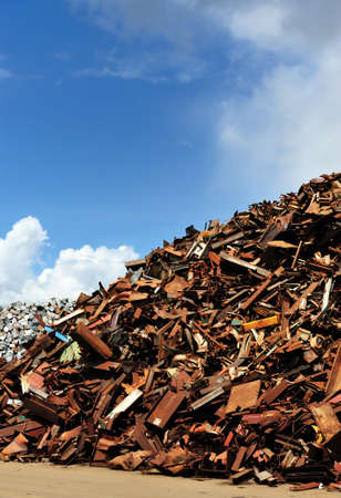 Scrap yard in Amsterdam The Netherlandsの写真素材