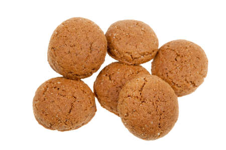 pile of pepernoten ( Pfeffernuesse) a typical dutch cookieの写真素材