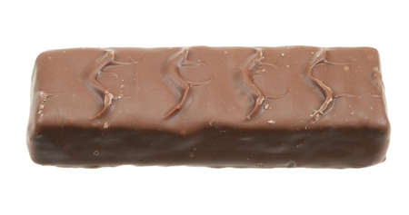 chocolate bar isolated on a white backgroundの写真素材