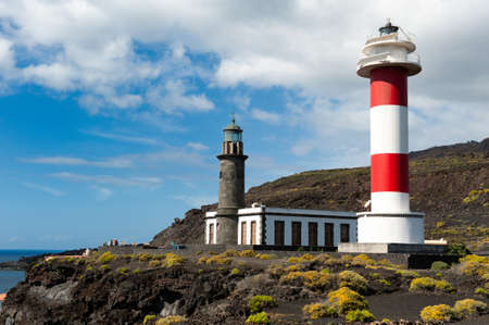 Lighthouses, Punto de Fuencaliente, La Palma, Canary islands, spainの写真素材