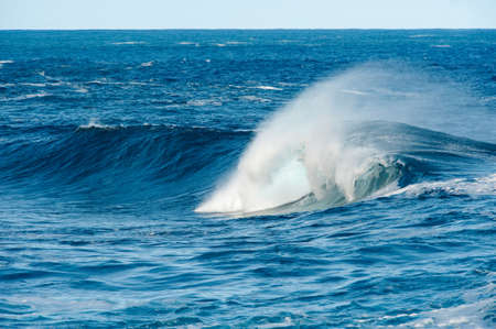 rough seas at La Fajana, Barlevento, La Palma, Canary islands, Spain の写真素材