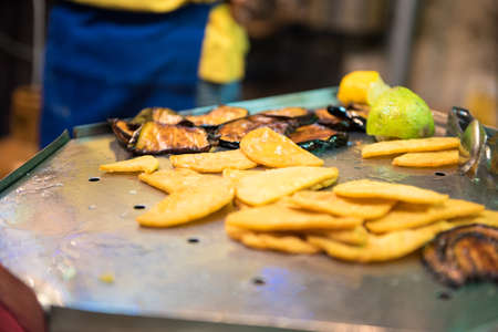 sicilian fritters just readyの写真素材