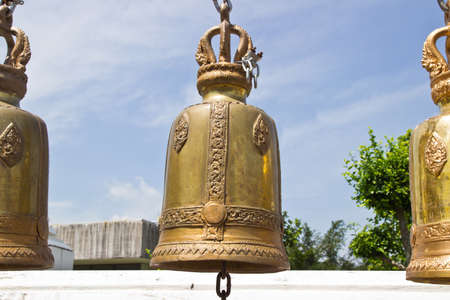 Bell is everywhere in the temple And on religionのeditorial素材