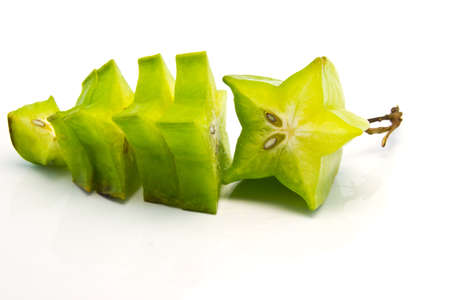 fruit star  on white background の写真素材