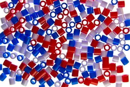 plastic granules or plastic beats for making chargerの写真素材