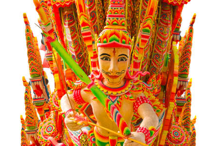 Thai Style colorful Bird  Statueの写真素材